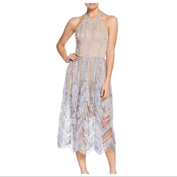 DRESS THE POPULATION FLORAL DRESS - Picture 7 of 7